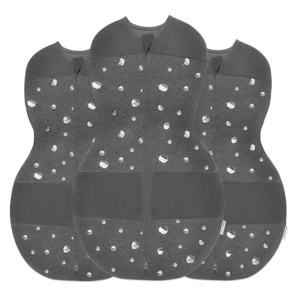 Starry Night Gray Sleep Sack Bundle